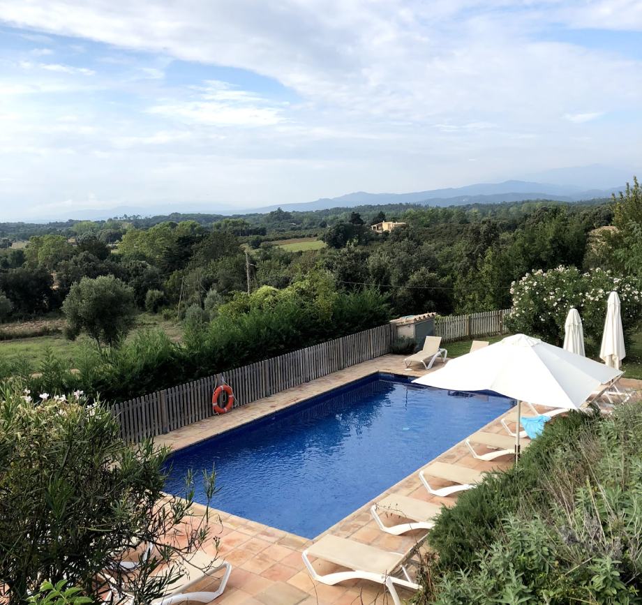 Swimming pool and view